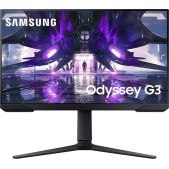 Монитор 24 Samsung LS24AG320NIXCI S24AG320NI Odyssey G3 Black VA, 1920x1080, HDMI+DP, 1 ms, 178°/178°, 250 кд/м2 3000:1, 165Hz, Pivot