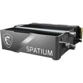 Накопитель SSD 2Tb MSI S78-440Q780-P83 Spatium M580 FROZR M.2 22x80mm, NVMe, PCIe 5.0 x4, 3D TLC, R/W 14600/12700, IOPs -, DRAM buffer 4096, TbW 1400, DWPD 0.33, with Heat Spreader