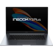 Ноутбук 15.6 Infinix 71008302600 Inbook Y3 Plus_YL512 1920x1080 IPS /Intel Core i5-1235U 1.3GHz /16384Mb/512Gb SSD/noDVD/Int:Intel Iris Xe Graphics/BT/Wi-Fi Grey/DOS