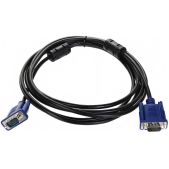 Кабель соединительный SVGA 3м TV-Com QCG120H-3M 15m/15m с ферритовыми кольцами