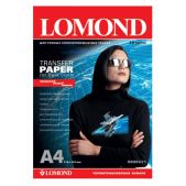 Термотрансфер A4 Lomond 0808421 10л 140г/м2 для черных и цветных хлопковых тканей