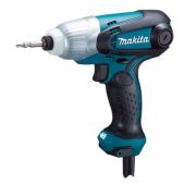 Шуруповерт сетевой ударный Makita TD0101F 220v 230Вт патрон: держатель бит