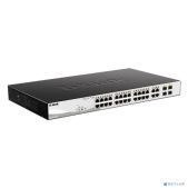 Коммутатор D-Link DGS-1210-28P/F5A Настраиваемый L2 PoE 24x1000Base-T, 4хCombo 1000Base-T/SFP