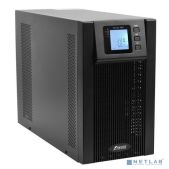 Источник бесперебойного питания PowerManOnline 3000 Plus LCD, двойного преобразования, 3000ВА, 2700Вт, 2 евророзетки с резервным питанием, USB, RS232, слот SNMP, разъем EPO, внешний блок батарей в комплект не входит, 191 х 460 х 337мм., 11кг