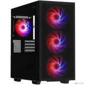 Корпус ATX без БП Deepcool CH560 DIGITAL боковое окно закаленное стекло, 3x140мм ARGb вентилятор спереди и 1x120мм ARGb вентилятор сзади, черный