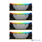 Модуль памяти DDR4 128Gb 3200MHz Kingston KF432C16RB2AK4/128 CL16 DIMM Kit of4 Fury Renegade RGb