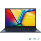 Ноутбук 15.6 Asus 90NB1021-M015W0 X1504ZA-BQ824 1920x1080 матовый IPS Intel i3-1215U 1.2GHz 8192Mb 256PCIGb SSD noDVD Int:Intel UHD Graphics Cam BT Wi-Fi 42WHr 1.7kg Quiet Blue noOS