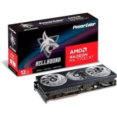 Видеокарта 12288Mb Radeon RX 7700 XT PowerColor 12G-L/OC Hellhound 12Gb GDDR6 192bit 3xDP HDMI 3Fan