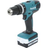 Дрель ударная Makita HP347DWE аккумуляторная 14.4В, G-серия, 2аккx1.5Ач Li-ion, БЗП-10мм, 0-400\1400об\м, 30\15Нм, 1.5кг, чемодан