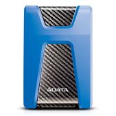 Внешний жесткий диск 2Tb ADATA AHD650-2TU31-CBL Blue, Silicone, USB 3.2 Gen1, 121x81x21mm, 201g