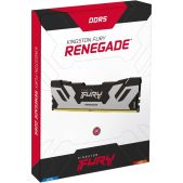 Модуль памяти DDR5 24Gb 6400MHz Kingston KF564C32RS-24 Fury Renegade Silver/Black XMP Unbuffered DIMM Single Module 1RX8 32-39-39 1.4V 288-pin 24Gbit