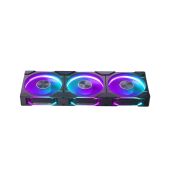 Комплект вентиляторов Phanteks PH-F120D30R_DRGB_PWM_BK01_3P D30 DRGb Reversed Black 3шт 120x120x30мм PWM 250-2000 об/мин, 31.8dBa