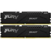 Модуль памяти DDR5 16Gb 5600MHz Kingston KF556C36BBEK2-16 CL36 DIMM Kit of 2 Fury Beast Black EXPO