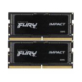 Модуль памяти SO-DIMM DDR5 32Gb 6400MHz Kingston KF564S38IBK2-32 CL38 Kit of 2 Fury Impact XMP