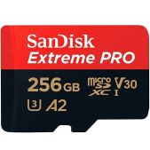 Карта памяти McroSDXC 256Gb SanDisk SDSQXCD-256G-GN6MA Extreme Pro UHS I for 4K Video on Smartphones Action Cams & Drones 200MB/s Read, 140MB/s Write