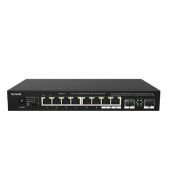 Коммутатор Tenda TEM 2010F - это 8-портовый коммутатор 2.5G Ethernet с 2 портами SFP, разработанный компанией . поддерживает трехрежимное переключение и предлагает восемь портов RJ-45 со скоростью 2.5 Gbит/с и два порта SFP со скоростью 2.5 Gbит/с