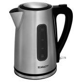 Чайник Scarlett SC-EK21S13, 1.7 л, 2200 Вт, закрытый нагревательный элемент, стальной