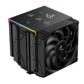 Кулер для процессора Deepcool AK620 Digital Pro ARGb черный LGA20XX/1700/1200/115X/AM5/AM4 TDP 260W, PWM, Dual вентилятор 120мм, 6 тепл. трубок