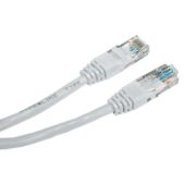 Патч корд 10м GoPower 00-00029038 кат.5е ПВХ 26AWG CCA серый