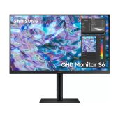 Монитор 27 Samsung LS27B610EQIXCI S27B610EQI ViewFinity S6 Black IPS, 2560x1440, HDMI+HDMI+DP, 5 ms, 178°/178°, 300 кд/м2 1000:1, 75Hz, Pivot