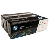 Картридж HP CF370AM 305A лазерный набор 3 цвета 2600 стр