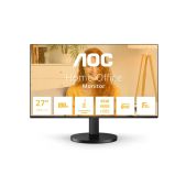 Монитор 27 AOC Q27B3CF2 Black IPS, 2560x1440, 100Hz, 1 ms, 178°/178°, 350 кд/м2 20M:1, +HDMI 1.4, +2xUSB 3.2, +USB Type-C, +MM, +регулировка по высоте