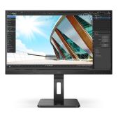 Монитор 27 AOC 27P2Q Black с поворотом экрана IPS, 1920x1080, 75Hz, 4 ms, 178°/178°, 250 кд/м2 50M:1, +DVI, +HDMI, +DisplayPort 1.2, +4xUSB 3.2, +MM