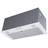 Вытяжка встраиваемая Maunfeld CROSBY POWER 50 White Кухонная 1050 м3/ч, 3 скорости, механическое управление, уровень шума 51.8 дБ, цвет белый