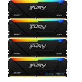 Модуль памяти DDR4 32Gb 4х8Gb 2666MHz Kingston KF426C16BB2AK4/32 CL16 DIMM Kit of 4 Fury Beast RGB