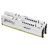 Модуль памяти DDR5 64Gb 2х32Gb 5200MHz Kingston KF552C40BWK2-64 CL40 DIMM Kit of 2 Fury Beast White XMP