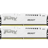 Модуль памяти DDR5 32Gb 2х16Gb 5600MHz Kingston KF556C40BWK2-32 CL40 DIMM Kit of 2 Fury Beast White XMP