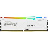 Модуль памяти DDR5 16Gb 5200MHz Kingston KF552C40BWA-16 CL40 DIMM Fury Beast White RGB XMP