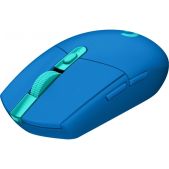 Мышь Logitech 910-006014 Mouse G305 Lightspeed Gaming Blue Retail беспроводная