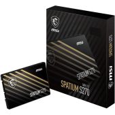 Накопитель SSD 240Gb MSI S78-440N070-P83 SSD Spatium S270, 2.5 7mm, SATA3, 3D TLC, R/W 500/400, IOPs 50 000/80 000, TbW 110, DWPD 0.25 5 лет