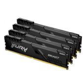 Модуль памяти DDR4 64Gb 4х16Gb 2666MHz Kingston KF426C16BBK4/64 CL16 DIMM Kit of 4 Fury Beast Black