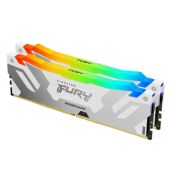 Модуль памяти DDR5 32Gb 2х16Gb 6000MHz Kingston KF560C32RWAK2-32 CL32 DIMM Kit of 2 Fury Renegade RGB White XMP