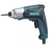 Шуруповерт Makita TD 0100 ударный 230Вт, 0-3200уд/мин, 6-ти гран 6.35, 0.99кг, коробка