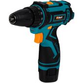Дрель-шуруповерт аккумуляторная Bort 93413083 BAB-12X2LI-F 1X1.5 AH ударная 12 В, 1.5 Ач, Li-lon, 1 Акк