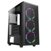 Корпус ATX без БП AZZA CSAZ- 360E PRIME 360E черный 5x120мм 2x140mm 2xUSB 3.0 audio bott PSU