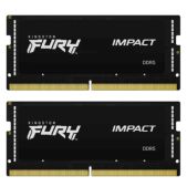 Модуль памяти DDR5 64Gb 2х32Gb 4800MHz Kingston KF548S38IBK2-64CL38 SO-DIMM Kit of 2 Fury Impact PnP