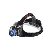 Фонарь Smartbuy SBF-HL028 аккумуляторный налобный 5 Вт LED + 2x3Вт COB /4 режима работы/ 2x18650