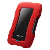 Внешний жесткий диск 1Tb ADATA AHD330-1TU31-CRD Portable Red, Silicone, USB 3.2 Gen1, 133x89x16mm, 190g