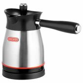 Турка электрическая Centek CT-1080 SS CT-1080, 0.5л, 480 Вт, механическое управление, с крышкой, стальная