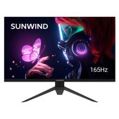 Монитор 27 SunWind SUN-M27BG130 черный IPS LED 3ms 16:9 HDMI матовая 300cd 178гр/178гр 2560x1440 180Hz G-Sync DP QHD 4.95кг