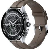 Умные часы Xiaomi BHR7210GL Watch 2 Pro - 4G LTE Silver Case with Brown Leather Strap M2233W1