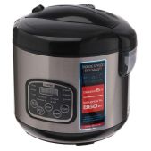 Мультиварка Centek 23821 CT-1490 черный/сталь, 5л, 10 программ