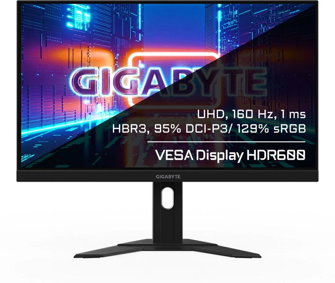 Монитор 27 GigaByte 9DM27U-00-1ABEK M27U черный IPS LED 1ms 16:9 HDMI M/M матовая HAS 400cd 178гр/178гр 3840x2160 160Hz DP 4K USB 6.48кг