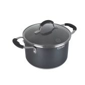 Кастрюля 3.9л Rondell RDS-010 Stern d=20см с крышкой серый