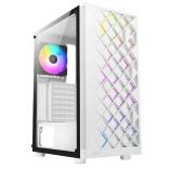 Корпус ATX Без БП AZZA CSAZ-280W SPECTRA Spectra белый 7x120мм 2x140mm 2xUSB 2.0 1xUSB 3.0 audio bott PSU