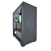 Корпус ATX Без БП AZZA CSAZ-450 HIVE Hive черный 8x120мм 5x140mm 2xUSB 2.0 1xUSB 3.0 audio bott PSU